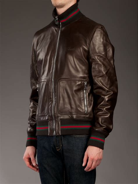 leather jacket men gucci|gucci cashmere jacket.